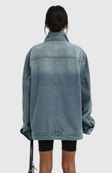 Vestes en denim pour femmes : Veste Jean Femme Denim Coton Bleu Ajustée in van Seroa