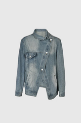 Vestes en denim pour femmes : Veste Jean Femme Denim Coton Bleu Ajustée in van Seroa