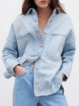 Autumn Collection : Veste Jean Femme Décontracté in van Seroa