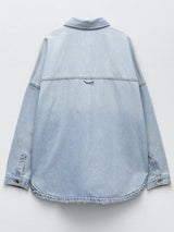 Autumn Collection : Veste Jean Femme Décontracté in van Seroa
