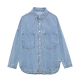 Autumn Collection : Veste Jean Femme Décontracté in van Seroa