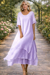 Dress : Robe Femme Fluide April Élégance in van Seroa