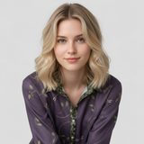 top blouses : Chemisier Femme Léger Polyester top blouses Chemise Décontractée in van Seroa