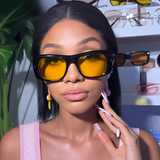 other : Lunettes de Soleil Carrées Élégantes Femme in van Seroa