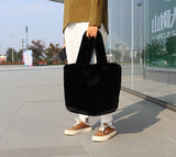bags : Sac Fourre-Tout en Fausse Fourrure - Élégance et Confort Femme in van Seroa