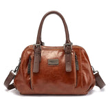bags : Sac en cuir - Marja Cuir femmes - Rouge in van Seroa