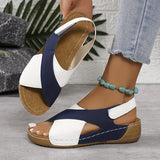 sandals : Sandales Compensées Femme Cuir Noir – Confort Premium & Soutien Voûte Plantaire in van Seroa