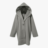 Autumn Collection : Manteau Hiver Femme Long Coton Autumn Collection in Gris van Seroa