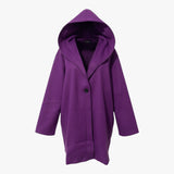 Autumn Collection : Manteau Hiver Femme Long Coton Autumn Collection in Violet van Seroa