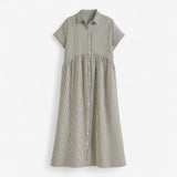 Dresses : Robe D'été Femme Leggera Confort in Grijs van Seroa