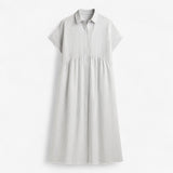 Dresses : Robe D'été Femme Leggera Confort in Wit van Seroa