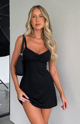 dresses : Robe mini moulante minimaliste et épurée en tissu stretch Femme in van Seroa