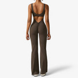 One-Pieces : Combinaison Femme Noire Élégant Noir in Café van Seroa