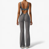 One-Pieces : Combinaison Femme Noire Élégant Noir in Grigio van Seroa