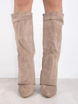 Boots : Bottes Femme Noires en Cuir Synthétique - Bottines Élégantes et Confortables in van Seroa