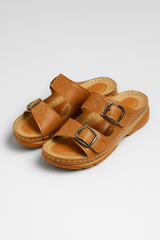 Sandals : Sandales Femme Été Orthopédiques Légères in Marron van Seroa