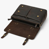 Sac pour ordinateur portable en cuir avec bandoulière Femme