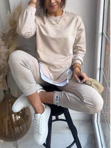 other : Ensemble Décontracté en Coton Oversize au Style Streetwear Urbain in Kaki van Seroa