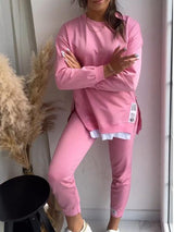 other : Ensemble Décontracté en Coton Oversize au Style Streetwear Urbain in Rose van Seroa