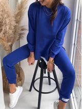 other : Ensemble Décontracté en Coton Oversize au Style Streetwear Urbain in Bleu van Seroa