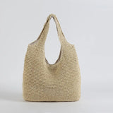 Bags : Sac A Main Femme Élégant Uni in Beige van Seroa