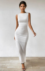 dresses : Robe Femme sans Manches Moulante in van Seroa