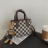 bags : Sac A Main Femme Laine in Café + Pendentif van Seroa