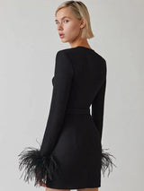 dresses : Robe Femme Mini Structurée Luxe in van Seroa