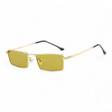 other : Lunettes de Soleil Femme Métal Rétro Polarisées in OrVert van Seroa