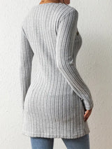 other : Gilet sans Manche Femme Élégant Côtelé Asymétrique in van Seroa