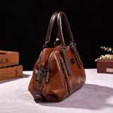 bags : Sac en cuir - Marja Cuir femmes - Rouge in van Seroa