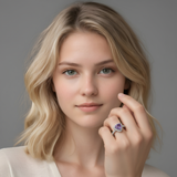 other : Bague de Fiançailles en Argent 925 avec Diamant en Coeur Femme in van Seroa
