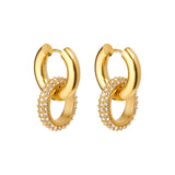 other : Boucles d'oreilles pendantes or Femme double cerceau in van Seroa
