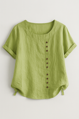 Blouse : Blouse Femme Chemise Lin in van Seroa