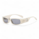 other : Lunettes de soleil carrées au style rétro Femme in BeigeGris van Seroa