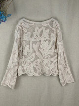 top blouses : Blouse Femme Élégant Dentelle in van Seroa