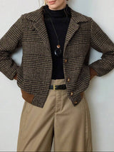 Jacket : Blythe Cropped Tweed Jacket Effortlessly Chic in van Seroa