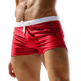 swimwear : Short de bain ultra-ajusté, taille basse, à séchage rapide Femme in Rouge van Seroa