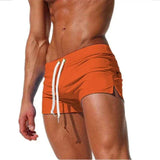 swimwear : Short de bain ultra-ajusté, taille basse, à séchage rapide Femme in Orange van Seroa