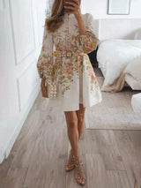 dresses : Robe Femme Évasé Imprimé in van Seroa