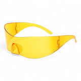 other : Lunettes de Soleil Femme Surdimensionnées Rétro in JauneJaune van Seroa