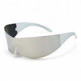 other : Lunettes de Soleil Femme Surdimensionnées Rétro in ArgentArgent van Seroa