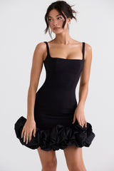 dresses : Robe Courte Femme Moulante in Noir van Seroa