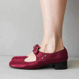 sandals : Chaussures Vintage à Petit Talon et Boucle Confortable Femme in van Seroa