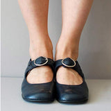 sandals : Chaussures Vintage à Petit Talon et Boucle Confortable Femme in van Seroa