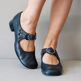 sandals : Chaussures Vintage à Petit Talon et Boucle Confortable Femme in van Seroa