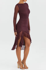 dresses : Robe Femme Moulante Asymétrique in van Seroa