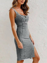 dresses : Robe Femme Tendance Moulante in Noir van Seroa