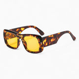 other : Lunettes de Soleil Carrées Élégantes Femme in FleurJaune van Seroa