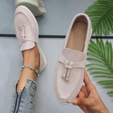 bags : Mocassins Femme en Cuir Véritable Noir Plats, Confortables & in Beige van Seroa